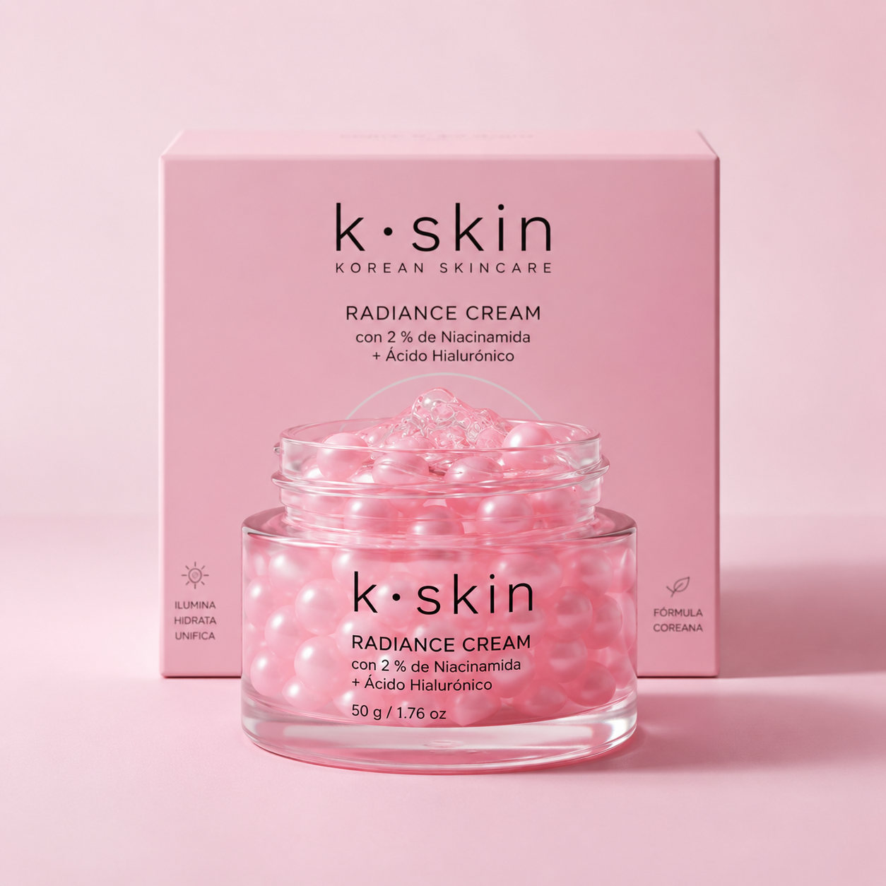 K·Skin Radiance Gummies Cream con Niacinamida + Ácido Hialurónico
